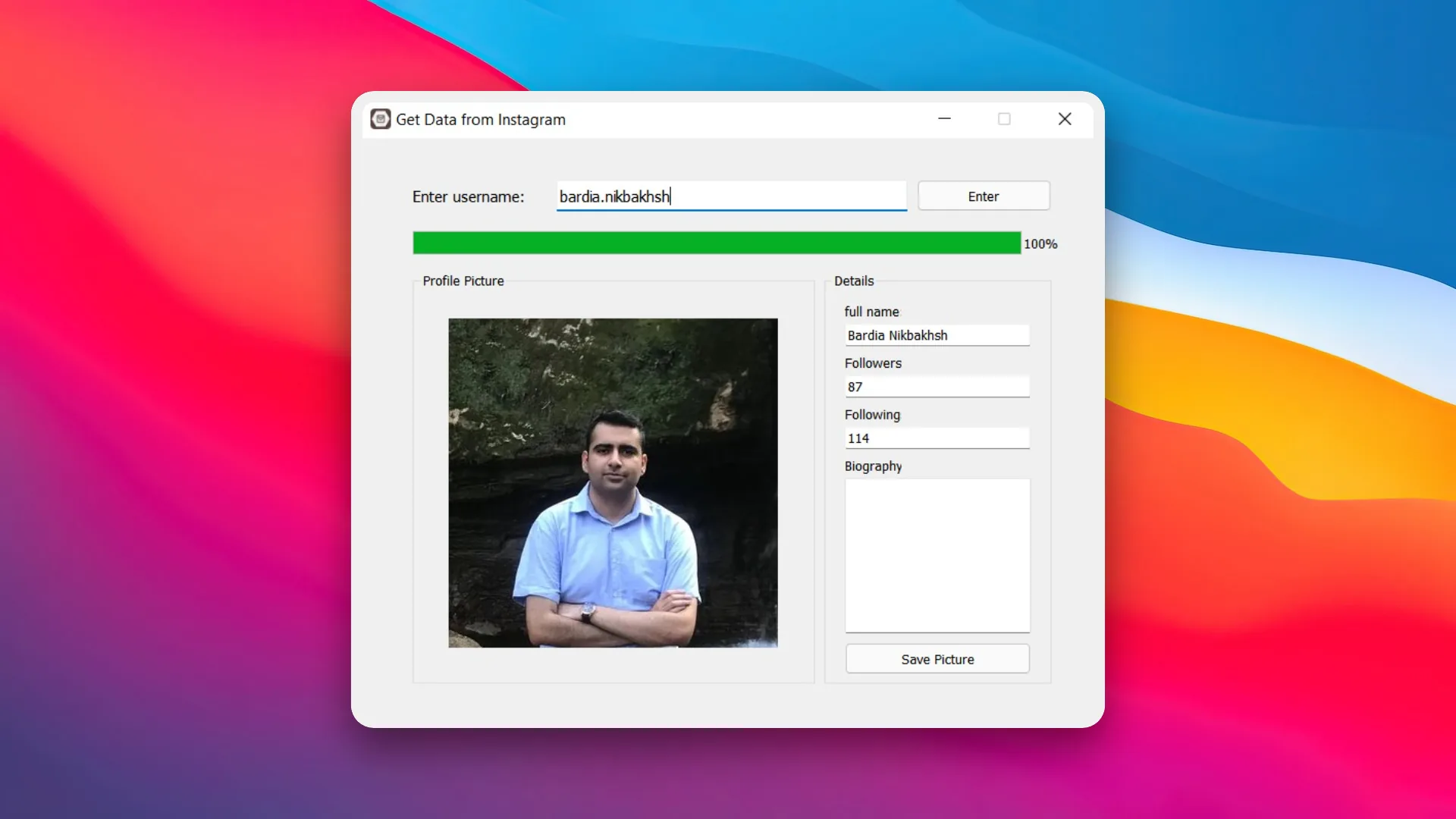 Instagram Profile Picture Downloader